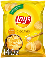 Чипсы Lay's с солью 140 гр.