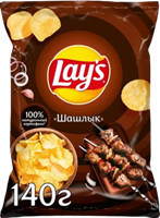 Чипсы Lay's Шашлык 140 гр.