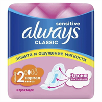 Прокладки Always классик нормал 8 шт