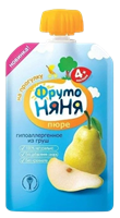 Пюре Фруто-Няня 90гр пауч грушевое