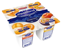 Йогурт Alpenland Абрикос-персик-маракуйя 7,5% 95гр