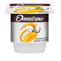 Йогурт Даниссимо манго-кокос 100 гр