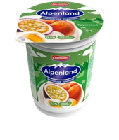 Йогурт Alpenland Персик-Маракуйя 0,3% 320гр