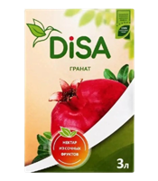 Нектар DiSA Яблочно-гранатовый, 3л