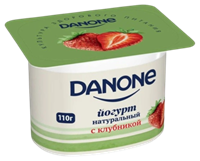 ДК Данонино Йогурт Клубника 100гр 