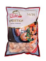 Креветки Elite Fish 16/20 очищенная бланш паром с/м Эконом Китай 1кг