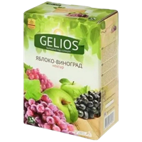 Нектар GELIOS Яблоко-виноград 40%, коробка+пакет с краником, 3л
