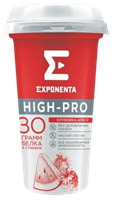 Напиток кисломол.обезжир.Exponenta High-Pro клубника-арбуз 250гр