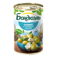 Bonduelle Оливки с голубым сыром 314 мл