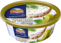 Творожный сыр Хохланд с маринованными огурцами 140гр