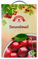 Сок Сэм Вишня 3л, коробка+ пакет с краником, Киргизия