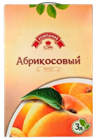 Сок Сэм Абрикос 3л, коробка+ пакет с краником, Киргизия