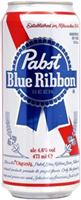 Пиво Pabst Ribbon 0.43л ж/б 