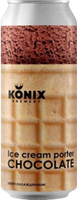 Пиво Konix ICE CREAM PORTER CHOCOLATE 7% тёмное, нефильтр. 0,45 ж/б, г.Заречное