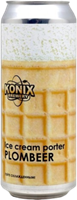 Пиво Konix ICE CREAM PORTER PLOMBEER 7% тёмное, нефильтр. 0,45 ж/б, г.Заречное