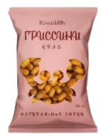 Снеки Гриссини со вкусом краба Kisenkov 50 гр