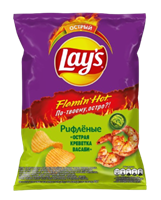 Чипсы Lay's Острая креветка Васаби 105гр