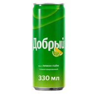 Напиток Добрый Лимон Лайм 0,33л