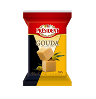Сыр President твердый Gouda 50 % 160гр