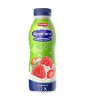 Напиток Alpenland с клубникой 420гр