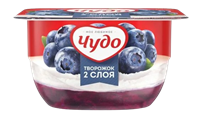 Творожок Чудо  Черника 4,2% 100гр
