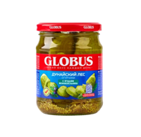 Globus Огурцы с можжевельником 500мл