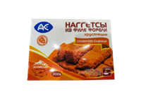 Наггетсы из филе форели хрустящие сливочно-сырные 200 гр АС