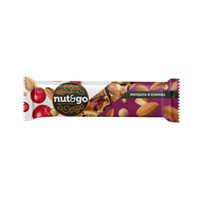 Батончик Nut&Go миндальный с клюквой глазир.