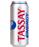 Энергетический напиток Tassay Energy со вкусом попкорна и карамели 0.45 ж/б