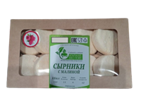 Сырники с малиной ЭКО без сахара 500гр