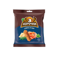 Сухарики 3 корочки Сыр с семгой 40 гр