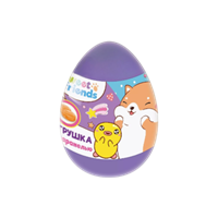 Яйцо с игрушкой и карамелью SWEET FRIENDS 10Г