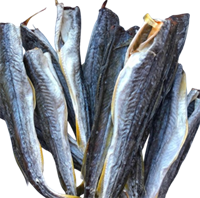 Навага вяленая без головы, без хребта