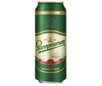 Пиво Staropramen Premium 5% светлое 0.5 ж/б Чехия