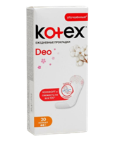 Ежедневки Kotex Экстра Normal Deo  20 шт 