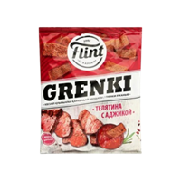 Гренки Flint ржаные со вкусом телятина со специями 100 гр. 
