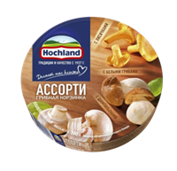 Сыр Хохланд с грибами 140гр шайба