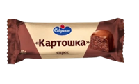 Сырок САВ творожный глазированный "картошка" 40гр