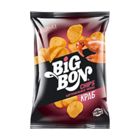 Чипсы BIGBON со вкусом Краба 75гр