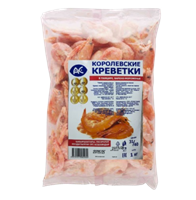 Креветки Королевские  31/40 в панцире в/м 1 кг АС