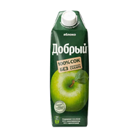 Сок Добрый Яблочный 1л