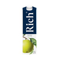 Сок Rich Яблочный осветленный 100%  1л.