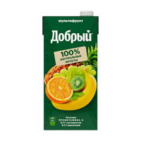 Сок Добрый Мультифрукт из фруктов 2л.