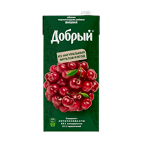 Нектар Добрый Яблоко Вишня Черноплодная рябина 2л.