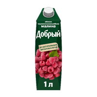 Сок Добрый Яблоко Малина Черноплодная рябина 1л.