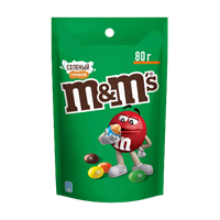 Драже M&M's с соленым арахисом 80 гр.