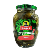 Огурчики Дядя Ваня Чили 350мл