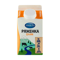 Ряженка Эмиль 450гр жир 2,5%