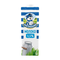 Молоко Простоквашина 1,5% п/пак 950мл