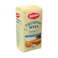 Мука Яшкино высший сорт 2кг Мука Яшкино высший сорт 2кг